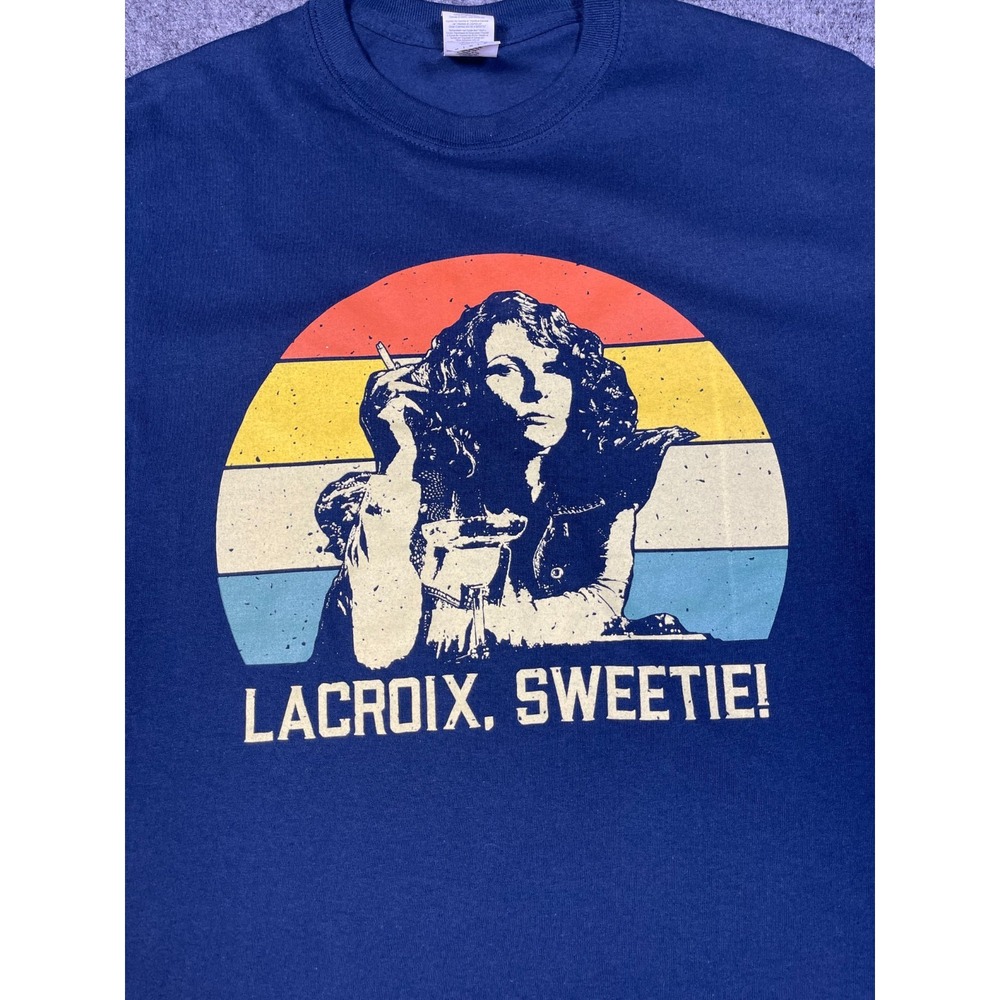 LACROIX SWEETIE Graphic Men's Medium navy blue tshirt short sleeve - Picture 4 of 8
